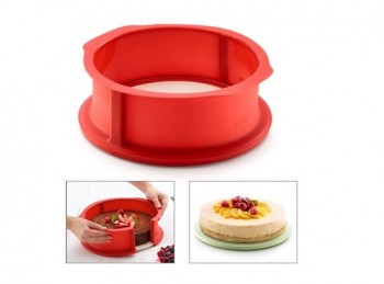 stampo tortiera silicone con pareti smontabili lekue