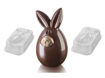 stampo uovo cioccolato forma coniglietto pasqua
