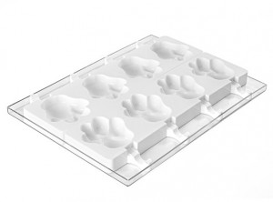 stampo forma gelati stecco silicone silikomart