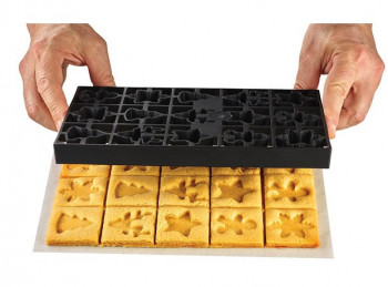 stampo placca per biscotti a timbro natale