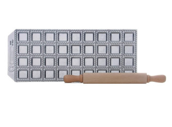 stampo placca alluminio 36 ravioli quadrati