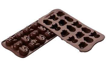 stampo placca forma cioccolatini soggetto invernale natale