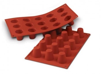 stampo placca silicone 15 mini babà silikomart