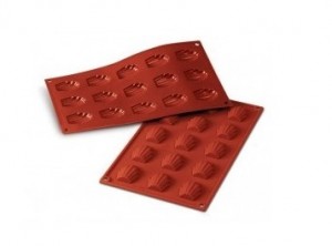teglia placca silicone mini madeleine francesi silikomart