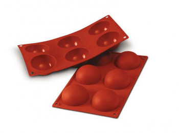 stampo forma in silicone per semisfere silikomart