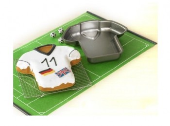 stampo tortiera per torta forma maglietta sport