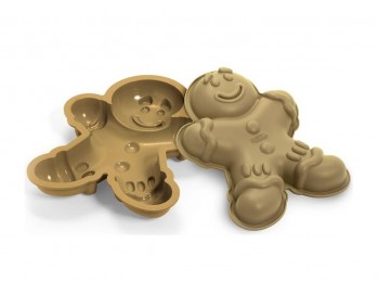 stampo in silicone forma ginger man omino pan pepato