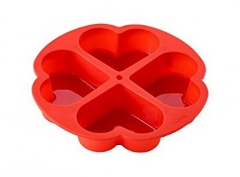 stampo silicone mini tortiera cuore singolo lekue