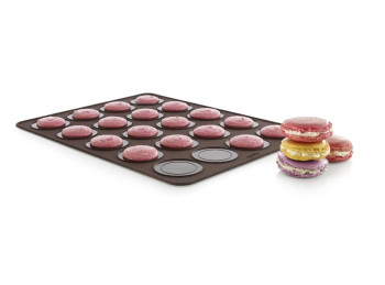 tappeto foglio silicone impronta macaron francesi