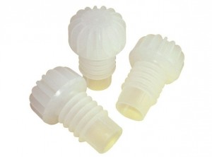 tappo plastica per imbottigliare vino a forma di fungo con alette