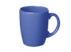 tazza mug caffè latte ceramica colore blu