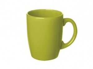 tazza mug caffè latte ceramica colore verde