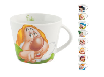 tazzina te decoro sette nani disney fiabe