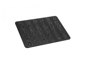 placca biscotti lettere alfabeto numeri antiaderente zenker