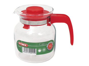 teiera bricco in vetro pyrex