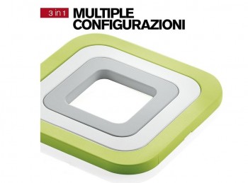set tris sottopentola quadro multiuso guzzini