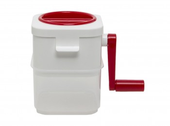 tritaghiaccio a manovella in plastica