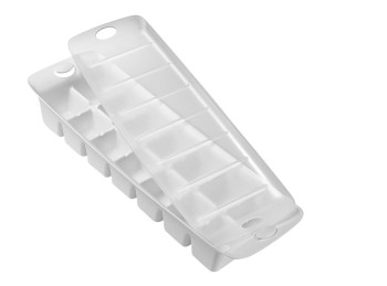 vaschetta forma ghiaccio in plastica con coperchio salvaroma