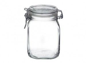 vaso barattolo vetro ermetico fido bormioli 1000