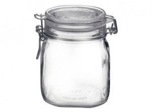 vaso barattolo vetro ermetico fido bormioli 750