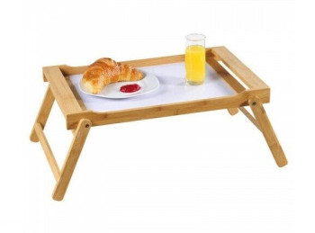vassoio da letto in legno gambe pieghevoli